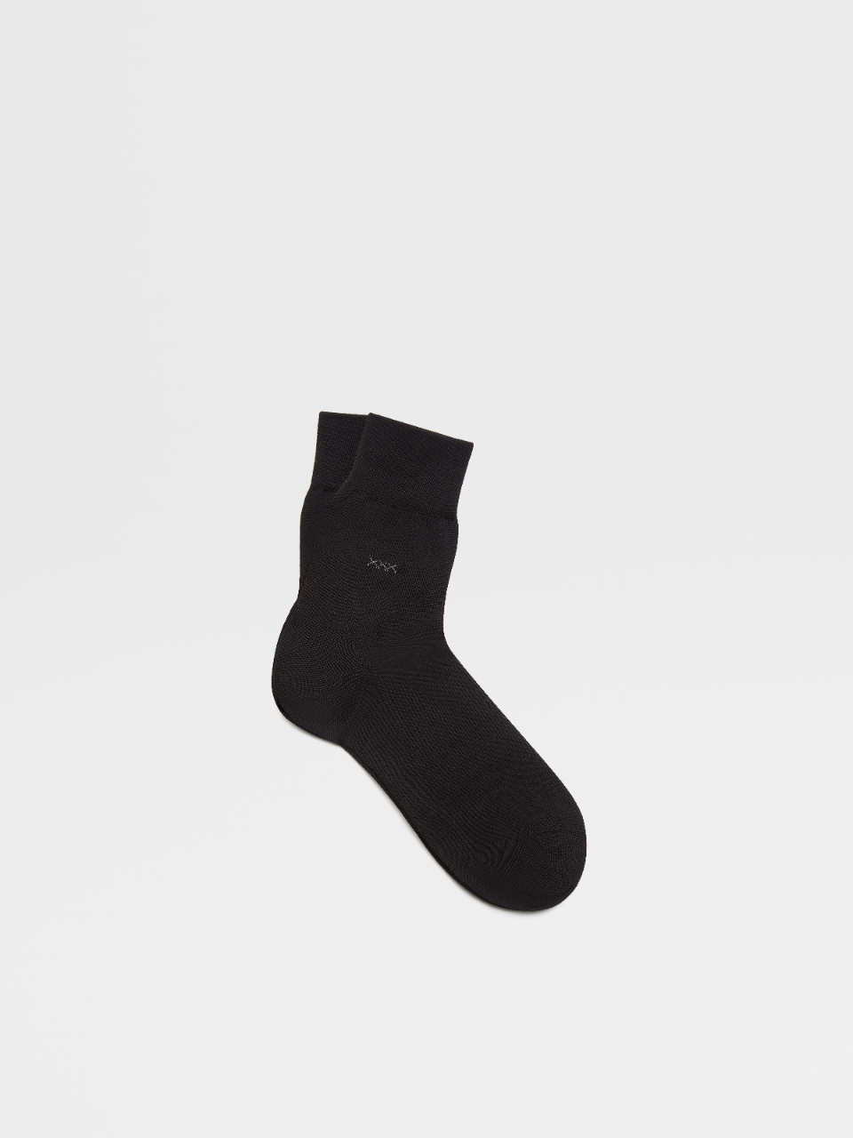 Black Everyday Triple X Cotton Blend Mid Calf Socks